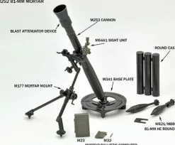 1/12 Little Armory (LD035) 81mm Mortar M252 Type