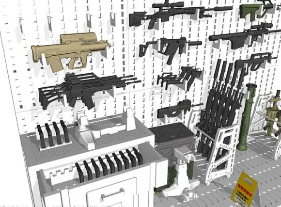 1/12 Little Armory (LD031) Weapons Room B