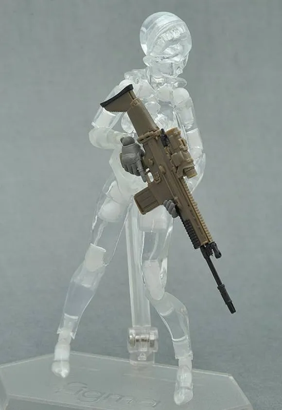 LittleArmory-OP5: figma Tactical Gloves (Mas Grey)