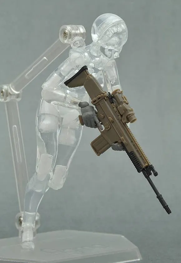 LittleArmory-OP5: figma Tactical Gloves (Mas Grey)