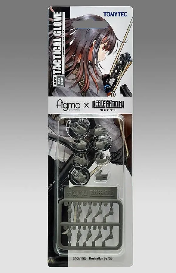 LittleArmory-OP5: figma Tactical Gloves (Mas Grey)