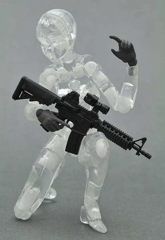 LittleArmory-OP3: figma Tactical Gloves (Stealth Black) (Reissue)