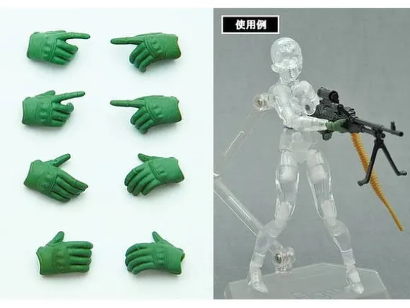 Little Armory OP02: Tactical Glove (Foliage Green) for figma