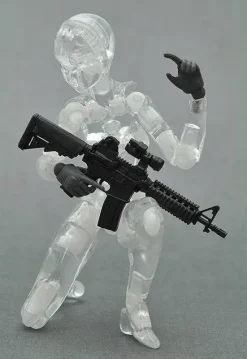 1/12 Little Armory OP03: Tactical Glove (Stealth Black) for figma