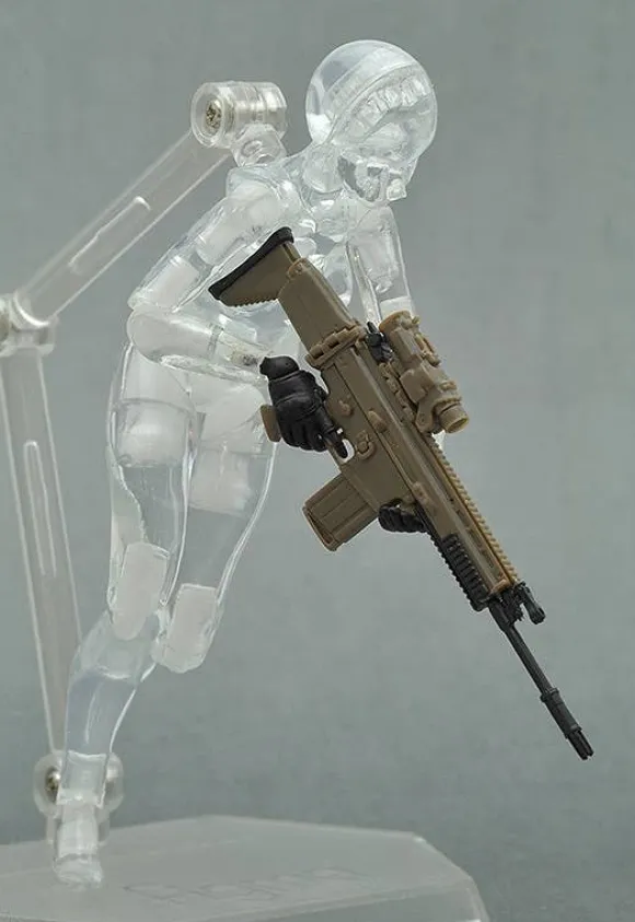 1/12 Little Armory OP03: Tactical Glove (Stealth Black) for figma