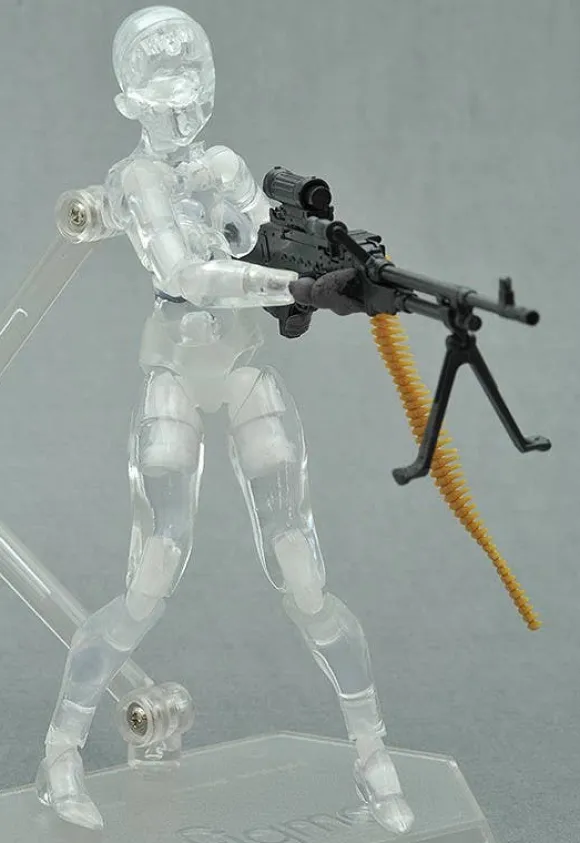 1/12 Little Armory OP03: Tactical Glove (Stealth Black) for figma