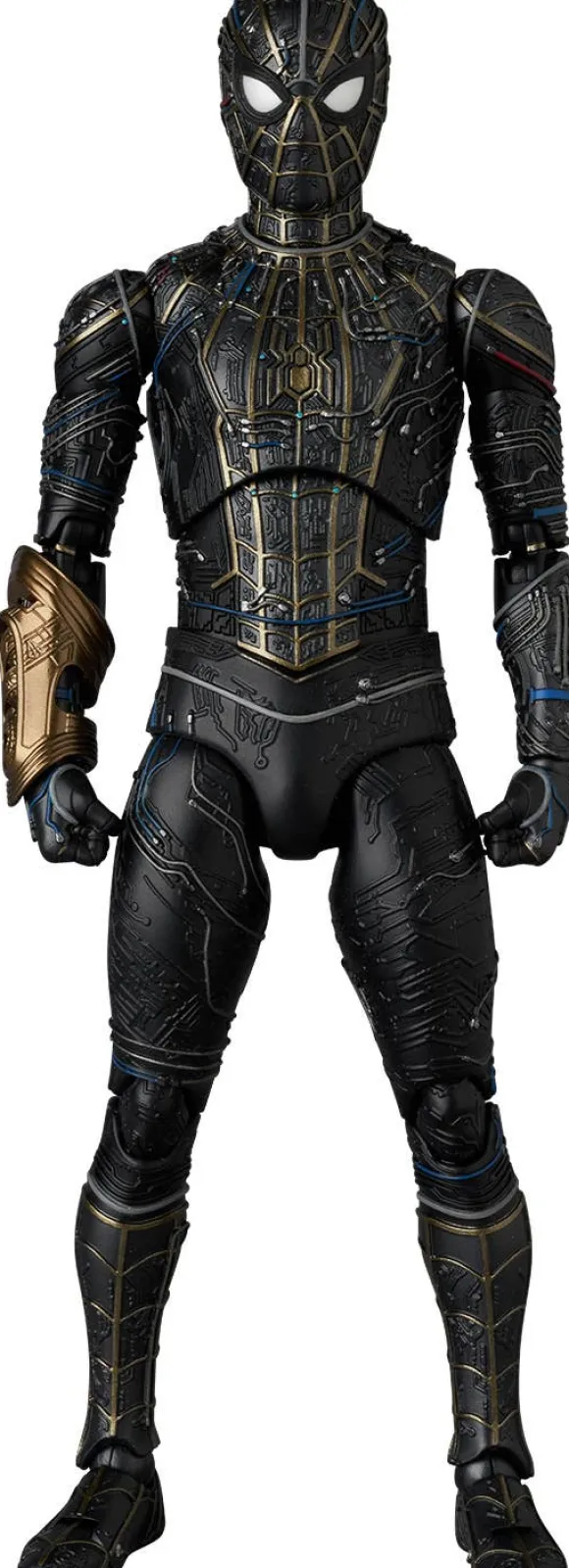 MAFEX Spider-Man Black & Gold Suit (Spider-Man: No Way Home)