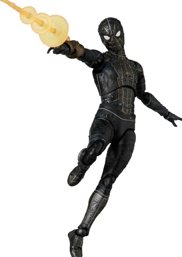 MAFEX Spider-Man Black & Gold Suit (Spider-Man: No Way Home)