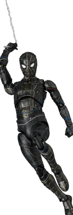 MAFEX Spider-Man Black & Gold Suit (Spider-Man: No Way Home)