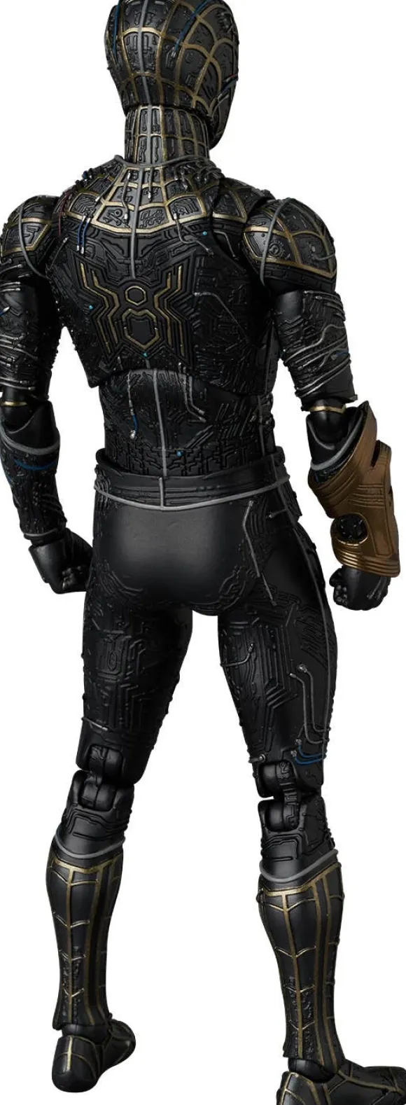 MAFEX Spider-Man Black & Gold Suit (Spider-Man: No Way Home)