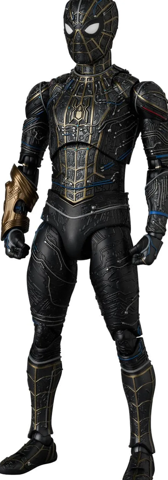 MAFEX Spider-Man Black & Gold Suit (Spider-Man: No Way Home)