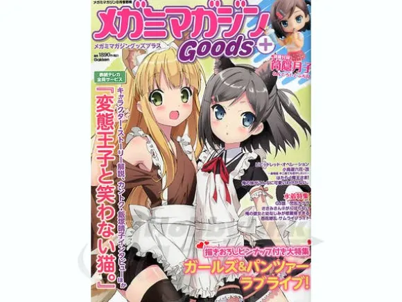 Megami Magazine Goods+ 2013/08 (with Nendoroid Petite Tsukiko Tsutsukakushi)