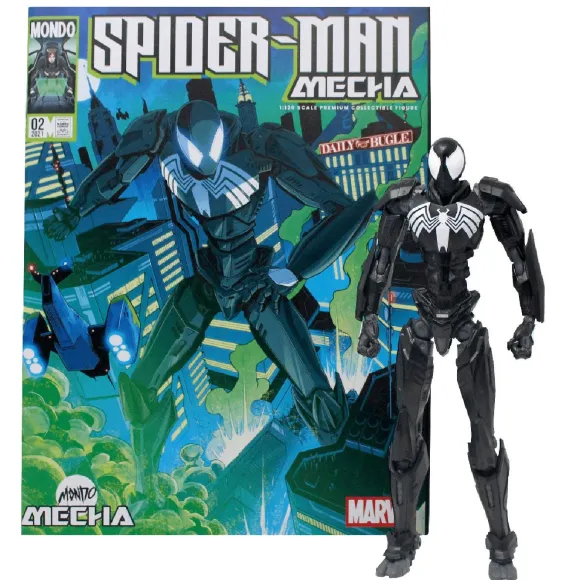 Mondo Mecha - Marvel Comics: Action Figure - #01 Spider-Man Mecha (Symbiote)