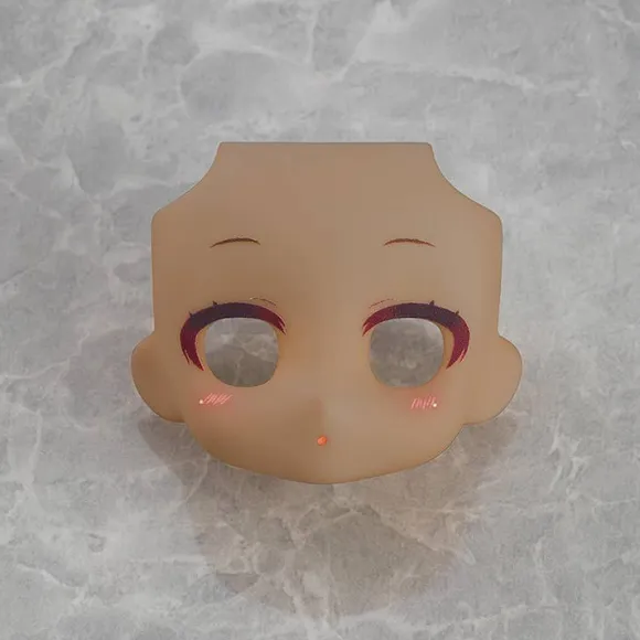 Nendoroid Doll Customizable Face Plate - Narrowed Eyes: With Makeup (Cinnamon)