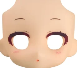 Nendoroid Doll Customizable Face Plate - Narrowed Eyes: With Makeup (Almond Milk)