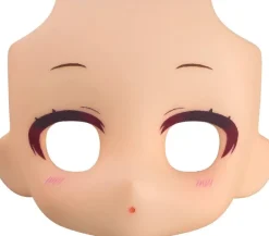Nendoroid Doll Customizable Face Plate - Narrowed Eyes: With Makeup (Peach)