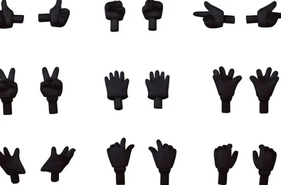Nendoroid Doll: Hand Parts Set Gloves Ver. (Black)