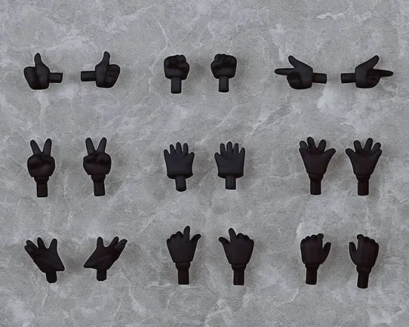 Nendoroid Doll: Hand Parts Set Gloves Ver. (Black)