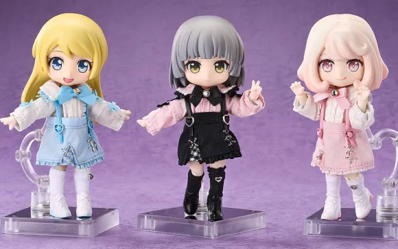 Nendoroid Doll Outfit Set: Suspender Skirt Set (Pink & Black)