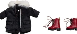Nendoroid Doll Warm Clothing Set: Boots & Mod Coat (Black)