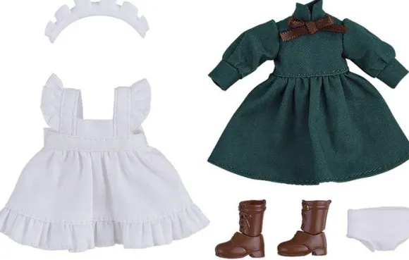 Nendoroid Doll Work Outfit Set: Maid Outfit Long (Green)