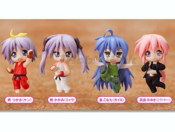 Nendoroid Petite Lucky Star x Street Fighter Set