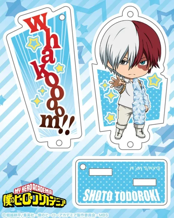 Nendoroid Plus: My Hero Academia Stand Acrylic Plates Shoto Todoroki (Reproduction)