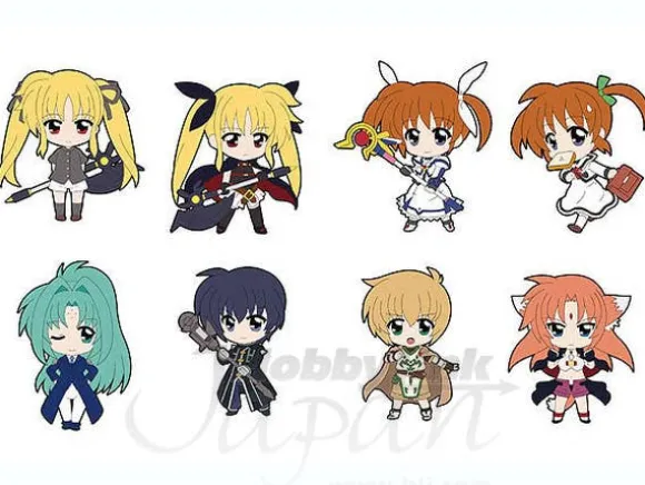 Nendoroid Plus Rubber Strap Magical Girl Lyrical Nanoha The Movie 1st Scene 1: 1Box (10pcs)