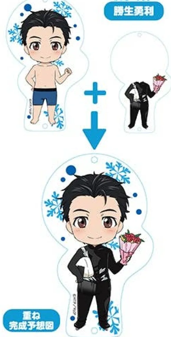 Nendoroid Plus Yuri!!! on Ice: Dress-Up Acrylic Keychain Yuri Katsuki