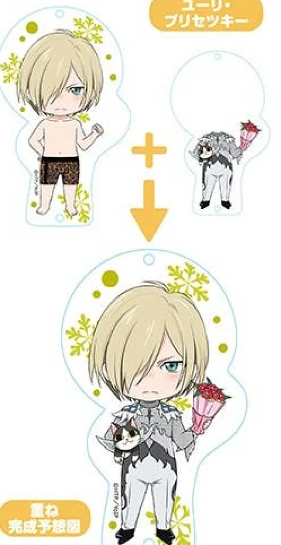 Nendoroid Plus Yuri!!! on Ice: Dress-Up Acrylic Keychain Yuri Plisetsky