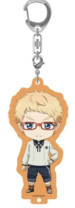 Nendoroid Plus Zoku Touken Ranbu -Hanamaru-: Acrylic Keychain with Stand Hakata Toushirou