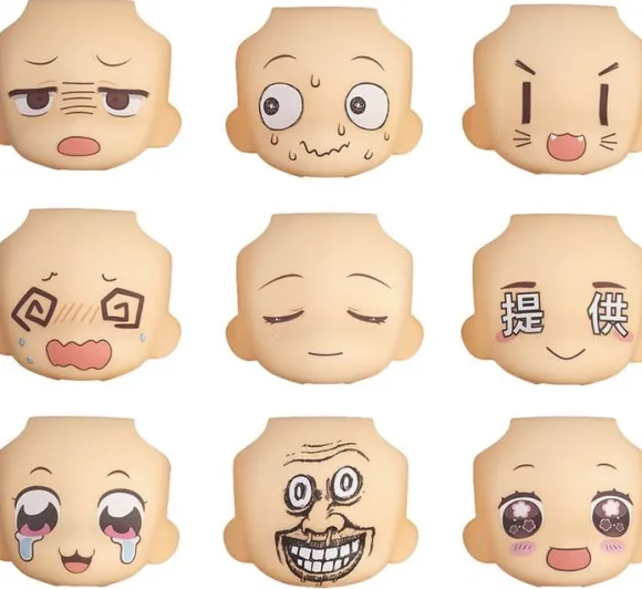 Nendoroid More: Face Swap 02: 1Box (9pcs)