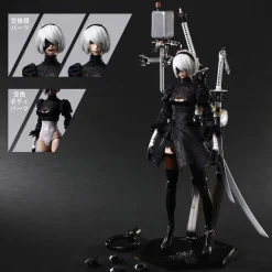 Nier: Automata PLAY ARTS Kai 2B (YoRHa No.2 Type B DX version)