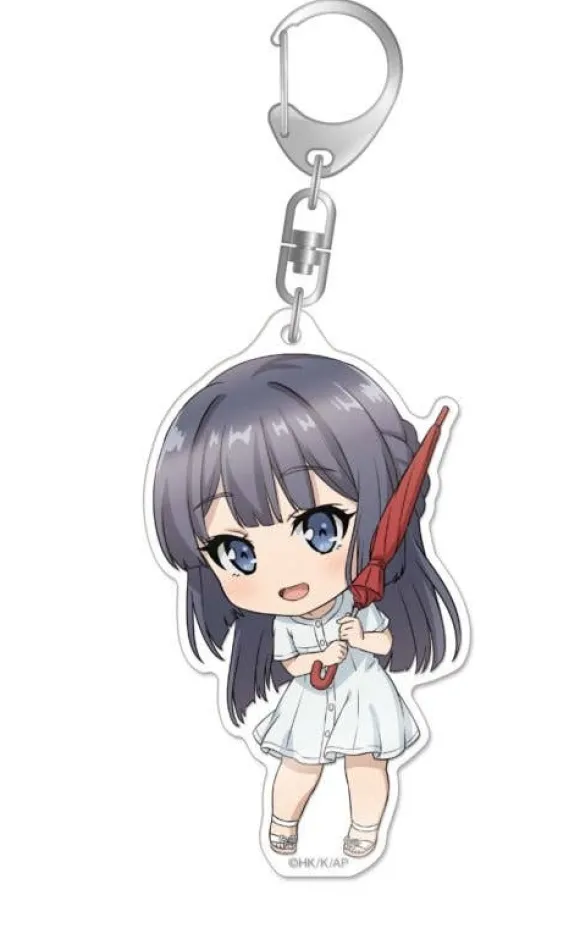 Rascal Does Not Dream of Bunny Girl Senpai: Nendoroid Plus Big Acrylic Keychain Shoko Makinohara 2