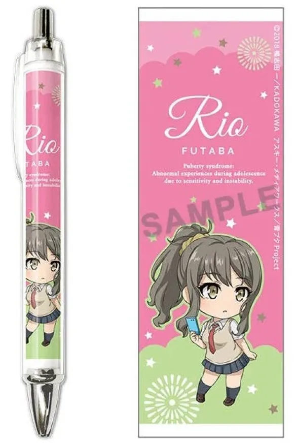 Rascal Does Not Dream of Bunny Girl Senpai: Nendoroid Plus Ballpoint Pen Rio Futaba 2