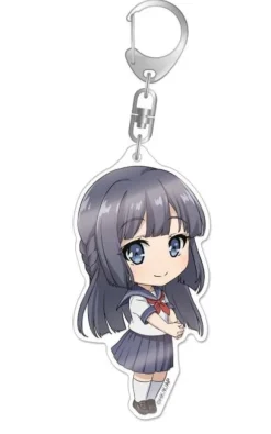 Rascal Does Not Dream of Bunny Girl Senpai: Nendoroid Plus Big Acrylic Keychain Shoko Makinohara 1