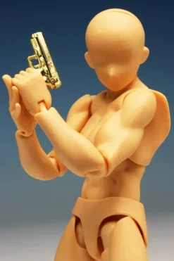 1/12 Realistic Handgun (6 Types) Gold Coating Ver.