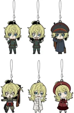 Saga of Tanya the Evil: Nendoroid Plus Trading Rubber Charm Strap: 1Box (6pcs)