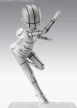 S.H.Figuarts Body-chan -Ken Sugimori- Edition -Wireframe- (Gray Color Ver.)