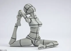 S.H.Figuarts Body-chan -Kentaro Yabuki- Wireframe (Gray Color Ver.) (Reissue)