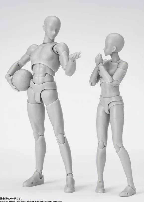 S.H.Figuarts Body-chan -Sports- Edition DX SET (Gray Color Ver.)