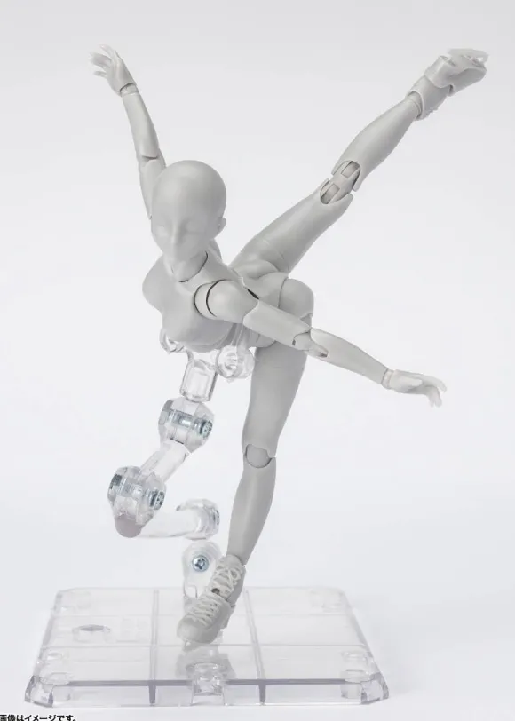 S.H.Figuarts Body-chan -Sports- Edition DX SET (Gray Color Ver.)