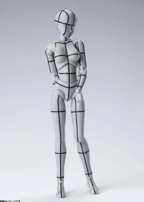S.H.Figuarts Body-Chan Wireframe (Gray Color Ver.) (Reissue)