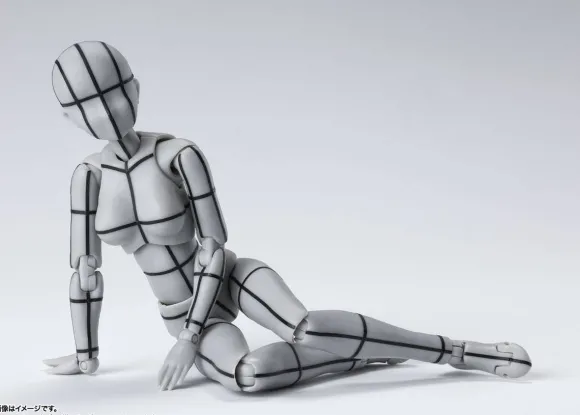 S.H.Figuarts Body-Chan Wireframe (Gray Color Ver.) (Reissue)