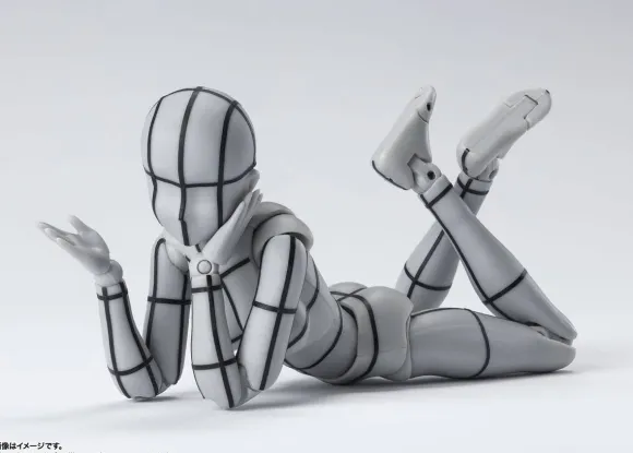 S.H.Figuarts Body-Chan Wireframe (Gray Color Ver.) (Reissue)