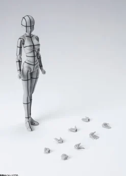 S.H.Figuarts Body-Chan Wireframe (Gray Color Ver.) (Reissue)