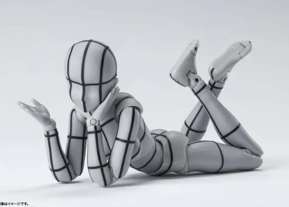 S.H.Figuarts Body-Chan Wireframe (Gray Color Ver.) (Reissue)