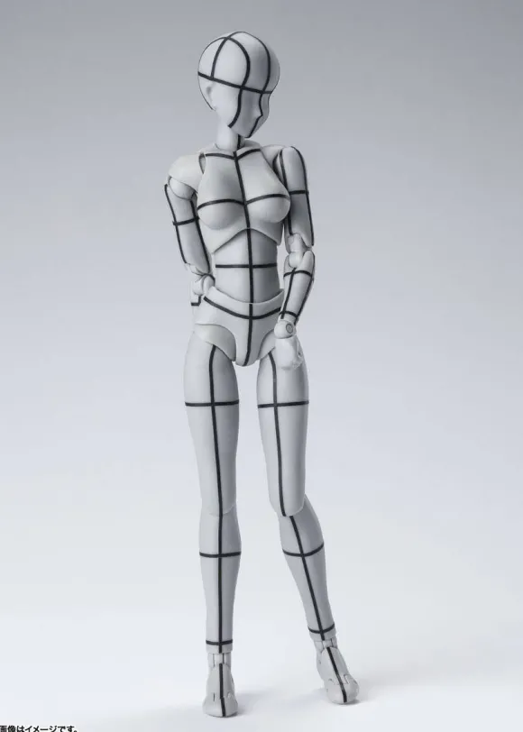 S.H.Figuarts Body-Chan Wireframe (Gray Color Ver.)
