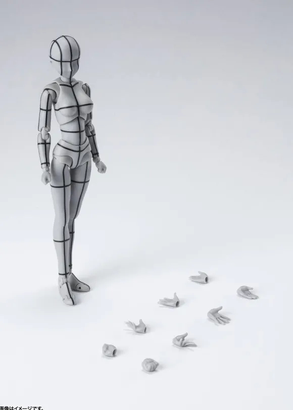 S.H.Figuarts Body-Chan Wireframe (Gray Color Ver.)