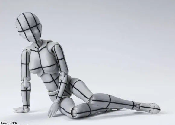 S.H.Figuarts Body-Chan Wireframe (Gray Color Ver.)